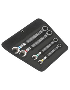 JUEGO LLAVE COMBINADA CON CARRACA JOKER 6000 WERA 10/13/17/19 2