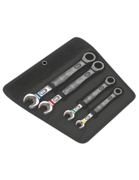 JUEGO LLAVE COMBINADA CON CARRACA JOKER 6000 WERA 10/13/17/19