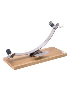 JAMONERO CON BALANCIN PLETINA 40X6 BASE MADERA (NETO) 2