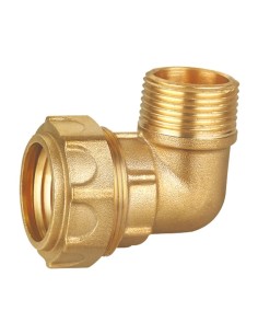 CODO LATON 90º ROSCA MACHO P/POLIETILENO Ø25 2