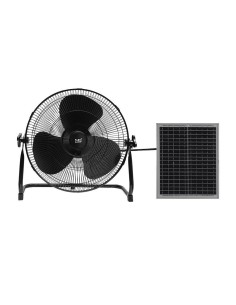 VENTILADOR DC INDISTRIAL SOLAR CICLON 20W NEGRO 5V(NETO) 2