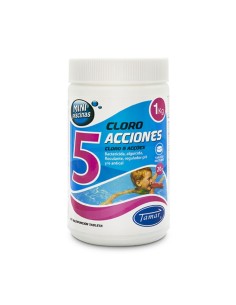 CLORO 5 ACCIONES 1KG PASTILLAS 20GR(NETO) 2