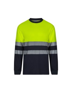 CAMISETA BICOLOR ALTA VISIBILIDAD SUP AMA/INF M/LARGA TALLA-XXL 2