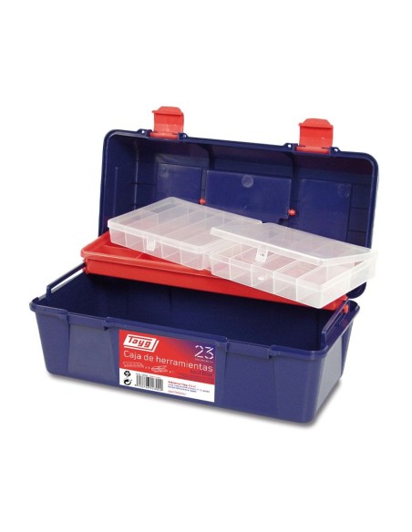 CAJA HERRAMIENTAS PLASTICO MEDIANA Nº 23