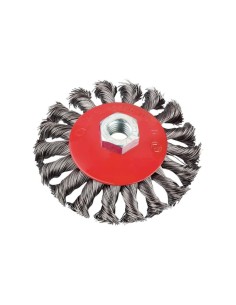 CEPILLO ACERO TRENZADO DURO 100MM M14 KWB 2