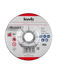 DISCOS CORTE PIEDRA 125X3X22,23MM KWB
