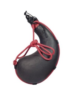 BOTA VINO CUERO VIEJO 1 LITRO CURVADA 2