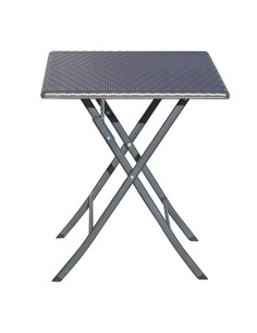 MESA POLIETILENO RATAN PLEGABLE 61.5X61.5X73CM(NETO) 2