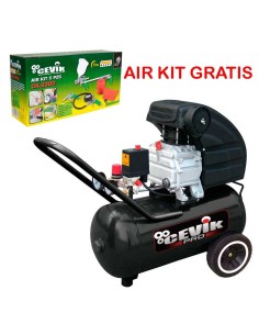 COMPRESOR CEVIK (CO003 + KI02) 2.5CV 50L.+ KIT 5 PIEZAS GRATIS(NETO).