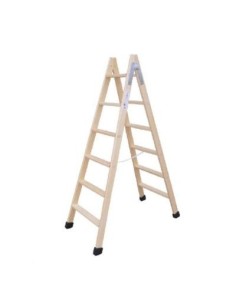 ESCALERA MADERA 6 PELDAÑOS-NETO 2