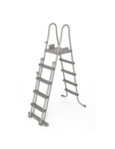 ESCALERA PISCINA 8 PELDAÑOS CON PLATAFORMA HASTA 132CM(NETO)