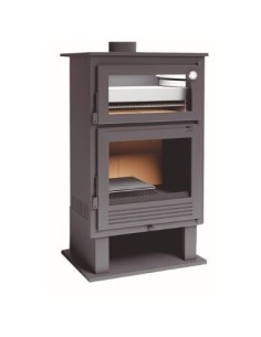 Estufa de leña con horno CH-8 FM Calefacción