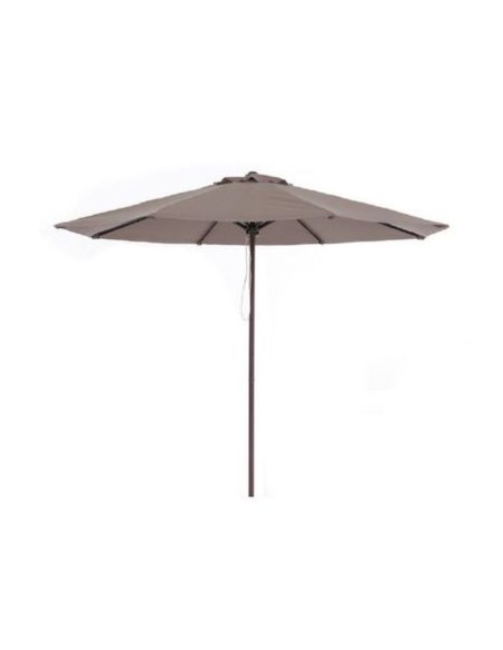 PARASOL MARRON 3M MASTIL ALUMINIO 48MM(NETO)