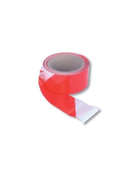 BANDA SEÑALIZACION 200X70 BL./RJA. 30 MY (NETO) 27261