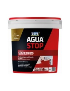 CAUCHO AGUASTOP CON FIBRAS BLANCO 1KG 2