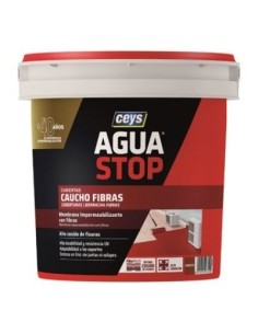 CAUCHO AGUASTOP CON FIBRAS TERRACOTA 1KG 2