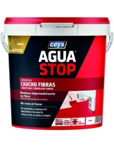CAUCHO AGUASTOP CON FIBRAS BLANCO 5KG 2