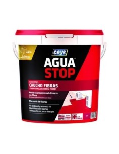CAUCHO AGUASTOP CON FIBRAS ROJO 5KG 2