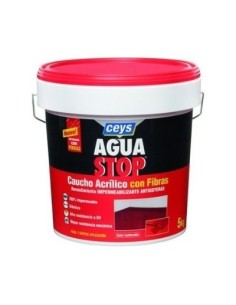 CAUCHO AGUASTOP CON FIBRAS TERRACOTA 5KG 2