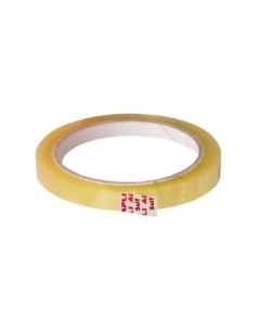 CINTA CAUCHO TRANSP.CIERRABOLSA 12MM X 66M 2