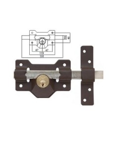 CERROJO CAYS A-1 BOMBIN 45 MM 2