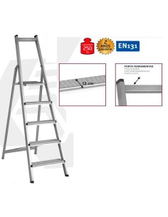 ESCALERA DOMEST.PELD.ANCHO 7 PELD.ALT.PLATF: 1.57M 2