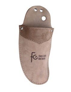 FUNDA DE CUERO PARA TIJERAS DE PODAR DE UNA MANO FLORES CORTÉS 27275 2