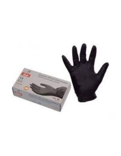 GUANTE NITRILO DESECHABLE NEGRO TALLA M(CAJA-100U) 2