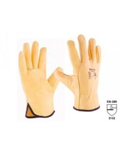 GUANTE PIEL AMARILLO TALLA-9