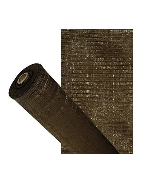 MALLA SOMBREO MARRON 4M AL 90%(PVP-MLINEAL)