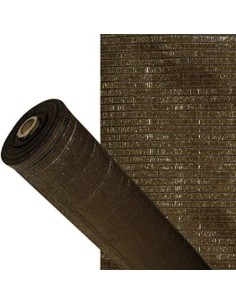 MALLA SOMBREO MARRON 1,5M AL 90%(PVP-MLINEAL) 2