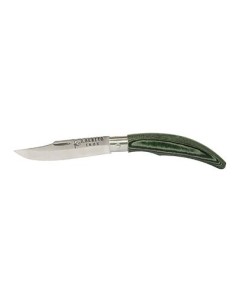 NAVAJA MICARTA VERDE PUNTA 90MM INOX(130) 2