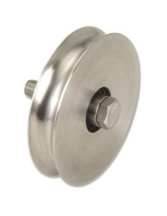 RUEDA HIERRO S/SOPORTE 80MM R-20 C/TORNILLO Y TUERCA M-14 2