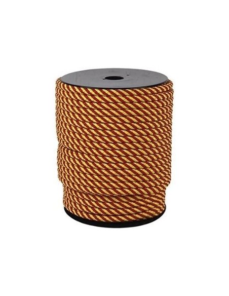 CUERDA TRENZADA ROJA / AMARILLA 14