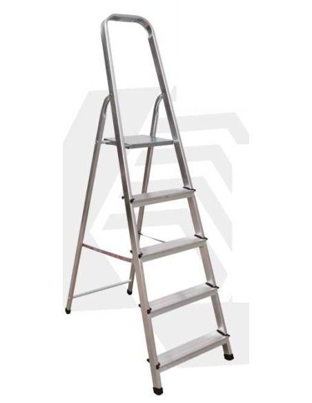 ESCALERA DOMESTICA ALUM.5 PELD. ALT.PLATF: 1.13M
