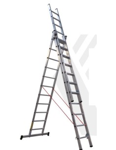 ESCALERA DESLIZ.3X9 PELDAÑOS/2.5+2.5+2.5M/PERF.66MM