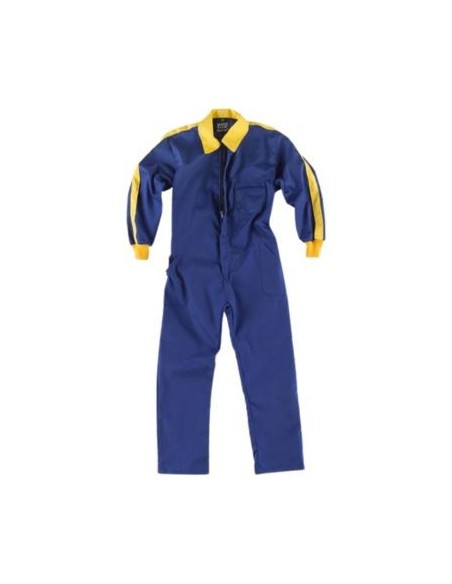 BUZO NIÑO AZUL/AMARILLO TALLA-8