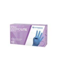 GUANTE NITRILO DESECHABLE SIN POLVO TALLA-L(CAJA-100UND) 2