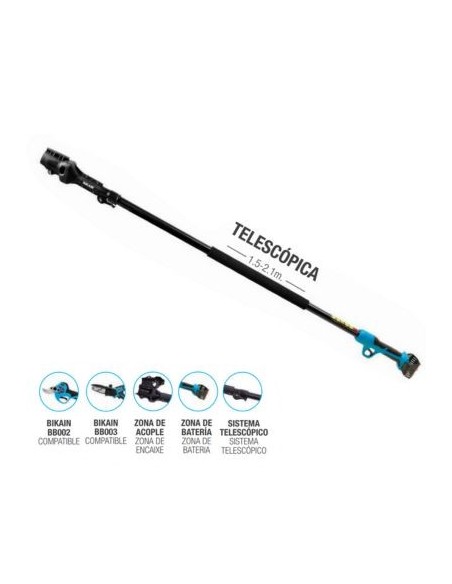 Pértiga telescópica BIKAIN BB004 - Bricoex