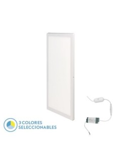 PANEL LLANO 48W 3000K-4000K-6500K 3,8X50X50 BLANC 2