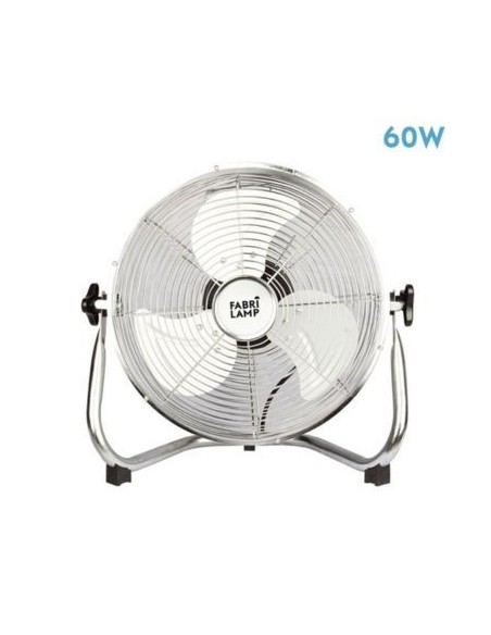 Ventilador Industrial Libis 60w Cromo 40d 3 Velocidades 44x48,5x27,5 Cm