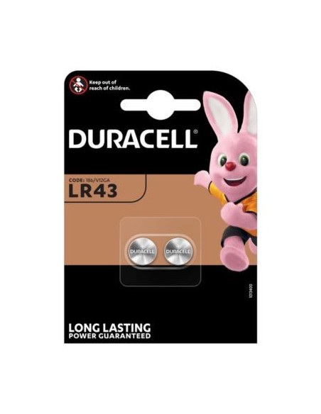 PILA DURACELL LR 43 BLISTER 2 UND  (186 // RW84)