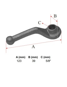 MANILLA ROSCADA 5/8" CINCADA T-1 5/8" ZINC
