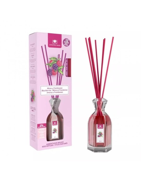 AMBIENTADOR MIKADO 12 SEMANAS MORAS Y FRAMBUESAS  (90ML)