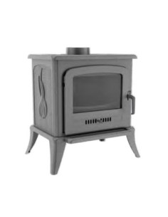 ESTUFA LEÑA COMPLETA FUNDIDO 9KW BERNA