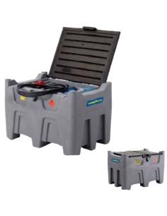 DEPOSITO COMBUSTIBLE COMBI 370 + 30L CON BOMBA 12V 40L/MIN Y 18L/MIN, PISTOLA Y TAPA(NETO) 2