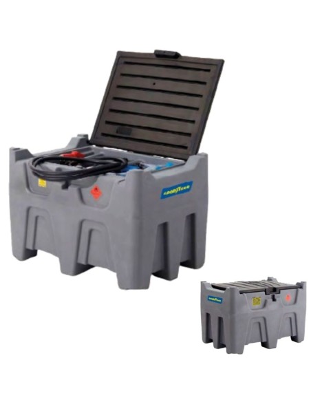 DEPOSITO COMBUSTIBLE COMBI 370 + 30L CON BOMBA 12V 40L/MIN Y 18L/MIN, PISTOLA Y TAPA(NETO)