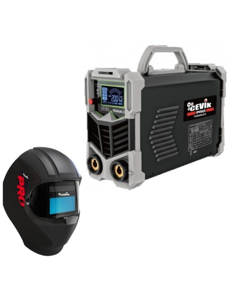 SOLDADURA INVERTER CEVIK(SO280-160 + PA237) TITANIUM 162 160A +FUNCION TIG+CAJA PLASTICO+PANTALLA AUTOMATICA(NETO)