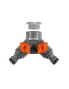 DISTRIBUIDOR DOBLE
PARA GRIFOS 20/27 Y 26/34. 2 SALIDAS AJUSTABLES CON VÁLVULA DE CIERRE EN CADA SALIDA. 2