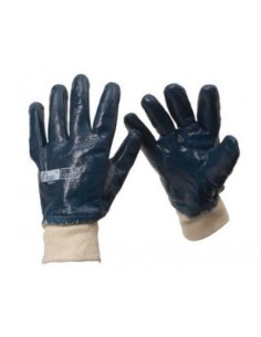 GUANTE NITRILO AZUL PUÑO ELAST. 2